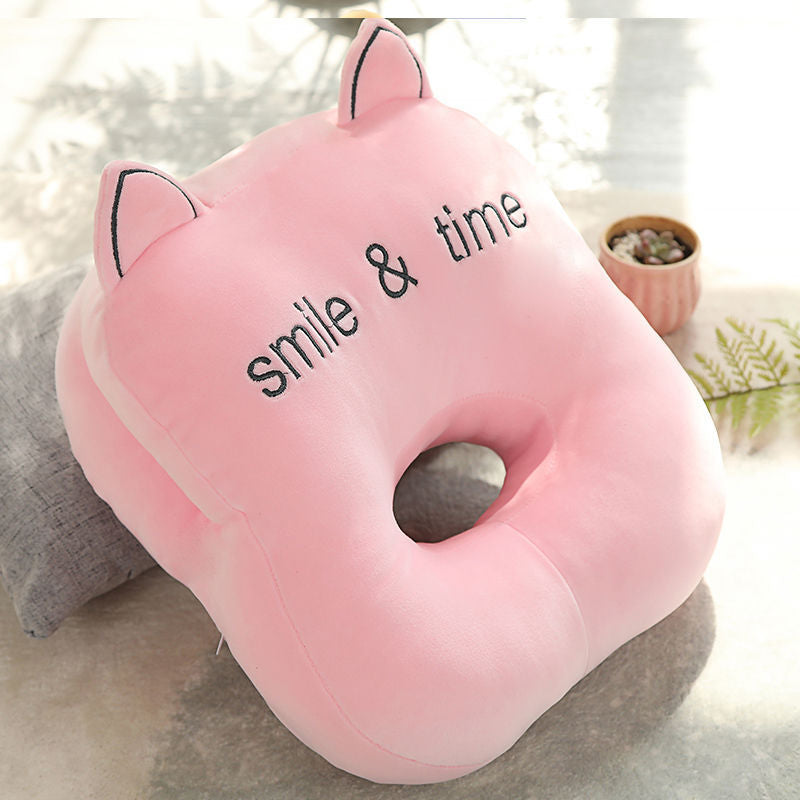 ergonomic neck support pillow with animal ears Stornfield