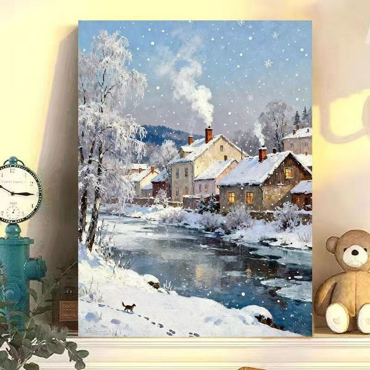 Winter Wonderland Landscape Canvas Art Stornfield