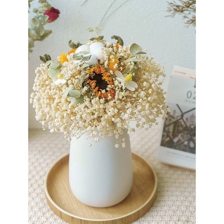 Dried Floral Bouquets with Decorative Accents