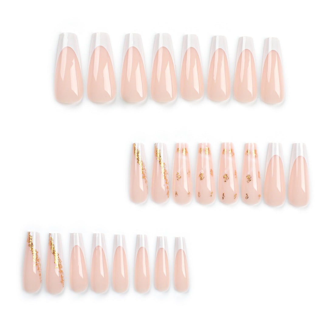 Artistic Stiletto Nails with Glitter and Shine Accents Stornfield
