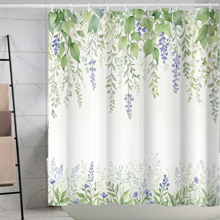 Floral Patterned Bathroom Shower Curtain Stornfield