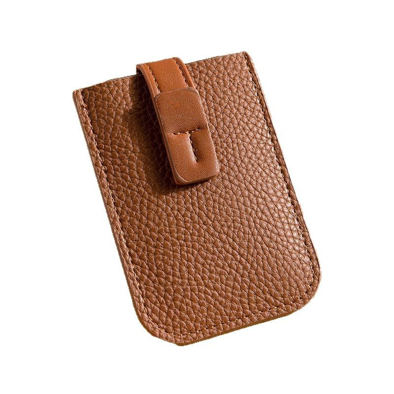 Textured Leather Card Holder