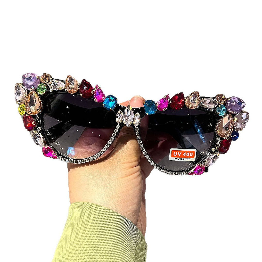 Ladies Glamorous Crystal Sunglasses Stornfield