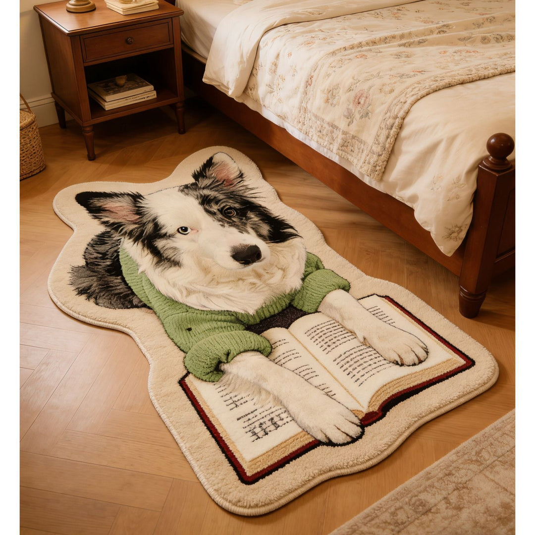 Cute Corgi Shaped Area Rug