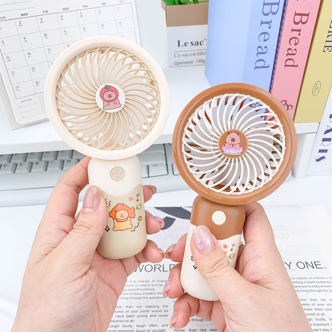 Ladies Portable Hand Fan with Cute Design Stornfield
