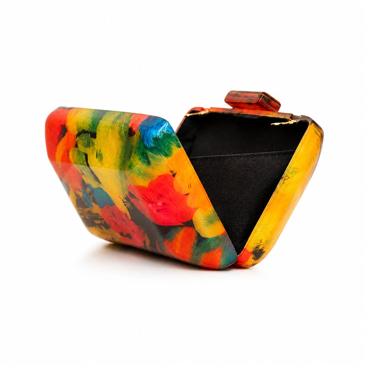 Artistic Acrylic Box Clutch