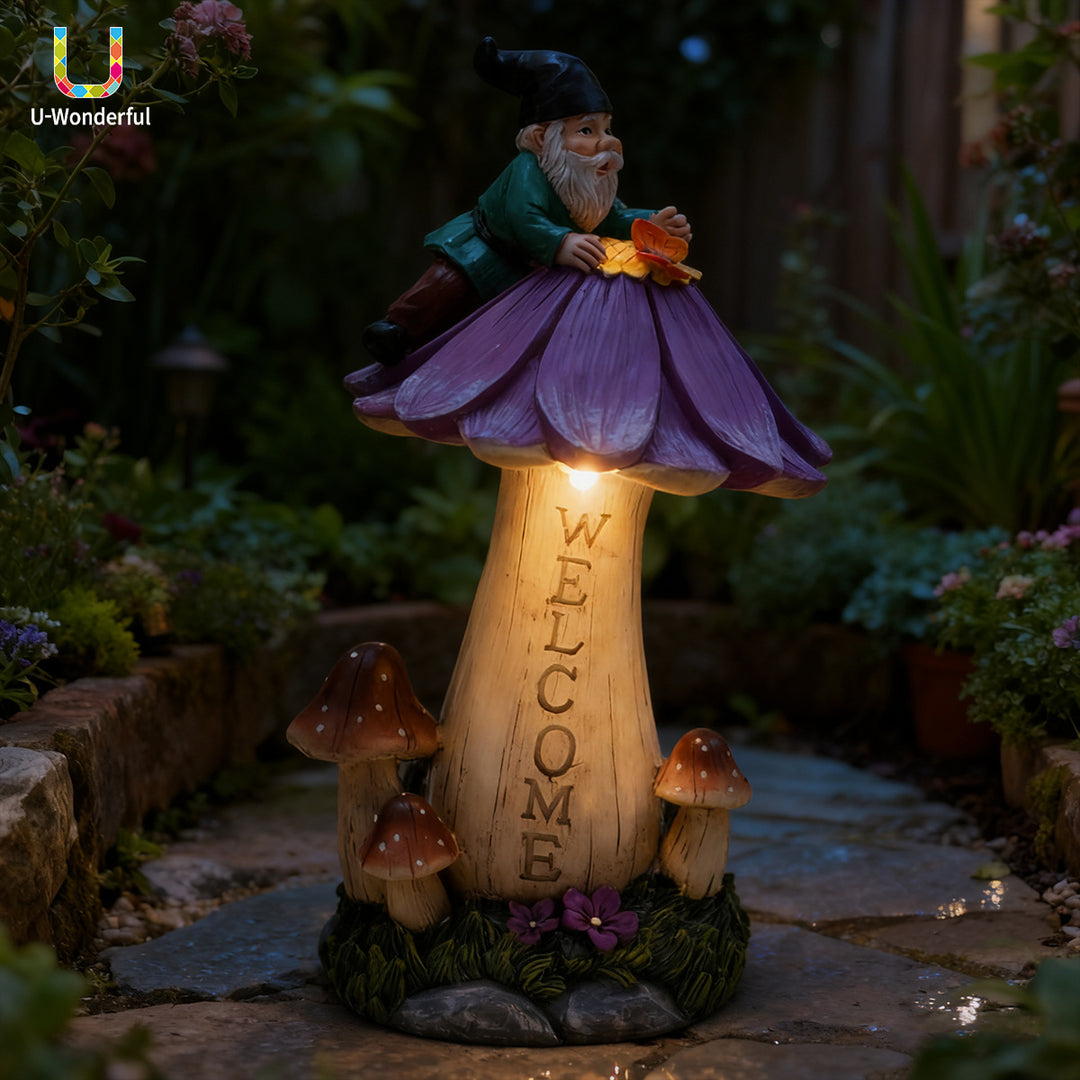Whimsical Gnome Garden Decor