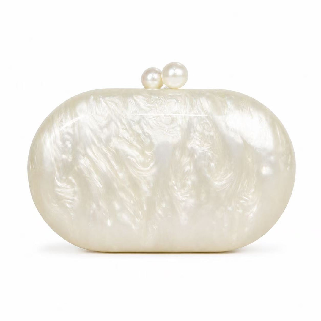Pearlescent Acrylic Evening Handbag