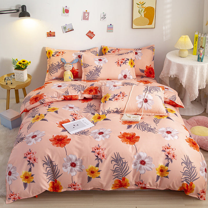 Floral Printed Duvet Cover Set