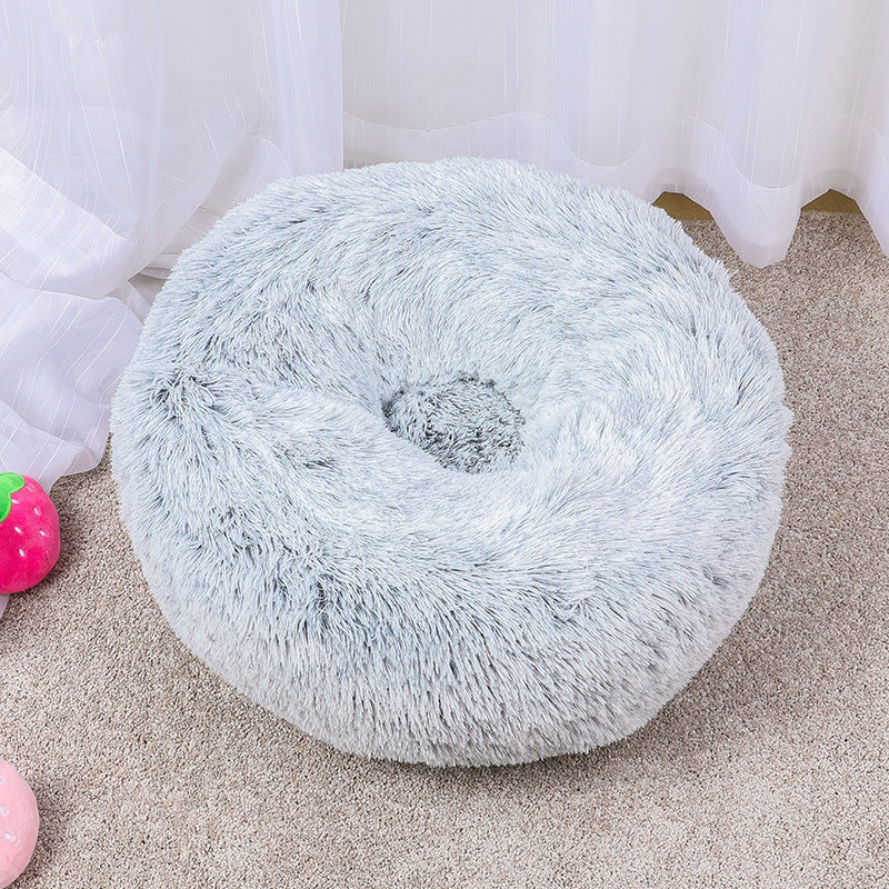 Women Round Plush Pet Bed Stornfield