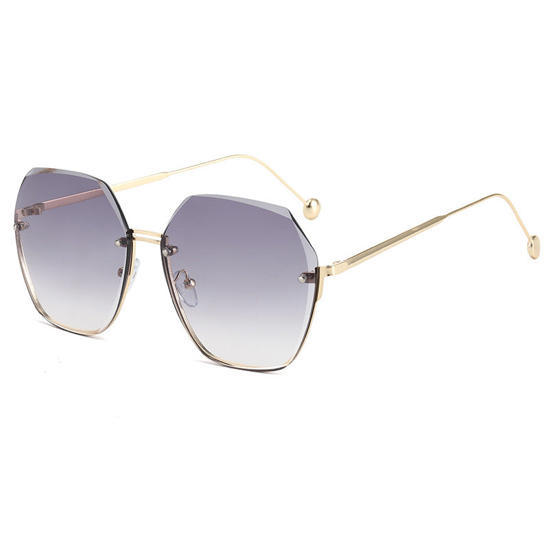 Ladies oversized sunglasses in modern hexagon style Stornfield