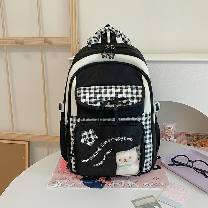 Playful Patterned School Backpack Stornfield