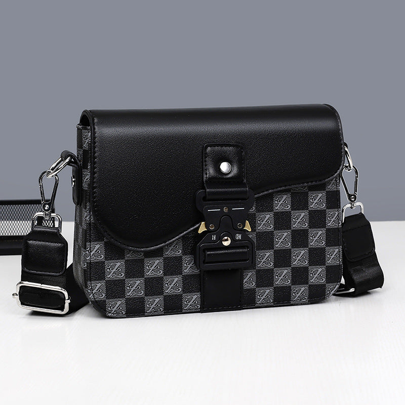 Chic Checkerboard Crossbody Bag