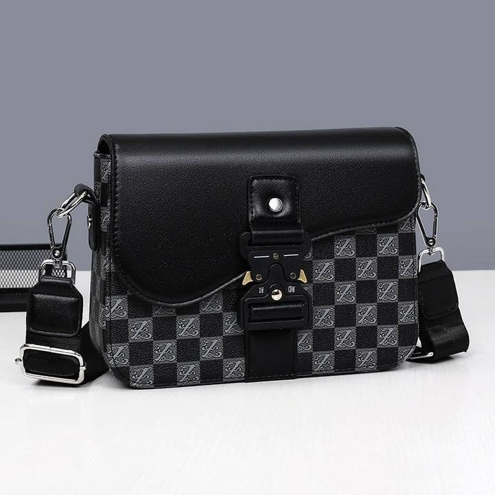 Chic Checkerboard Crossbody Bag