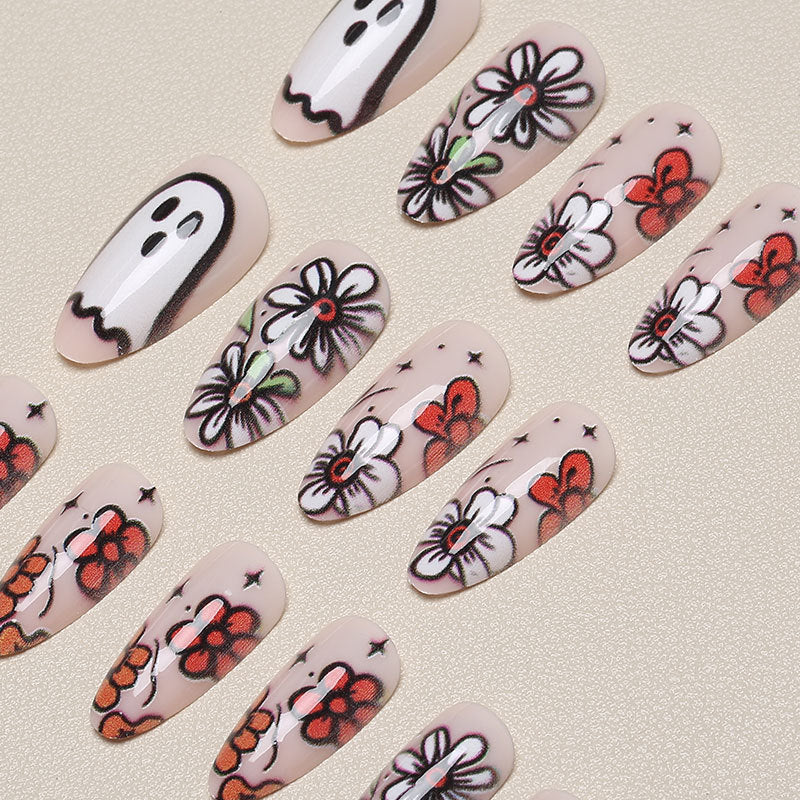 Artistic Themed Press-On Nails