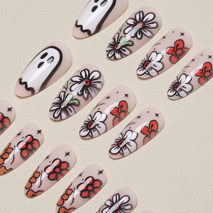 Artistic Themed Press-On Nails