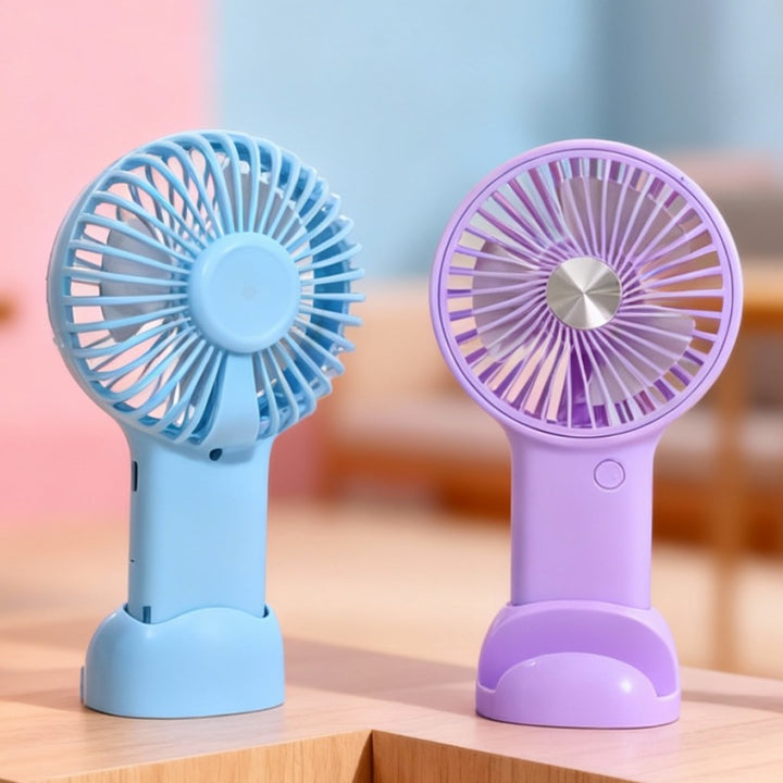 Women's portable handheld fan with variable speed control and ergonomic design Stornfield