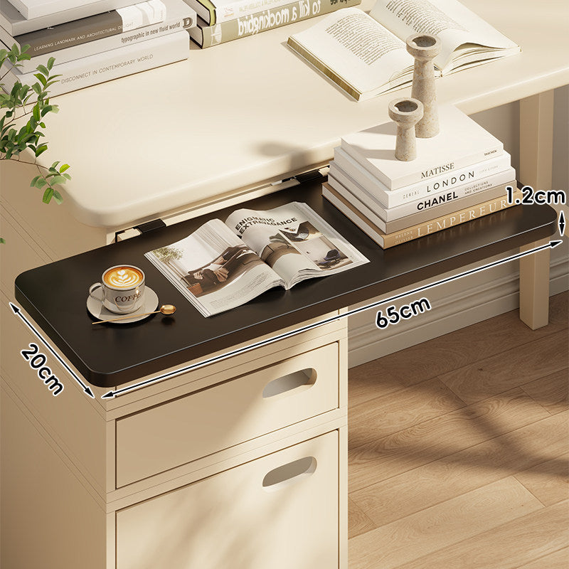 Clamp-On Wooden Desk Bridge Shelf Extension