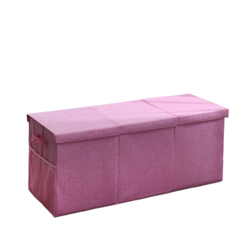 Robust storage chest with removable lid and carrying handles Stornfield