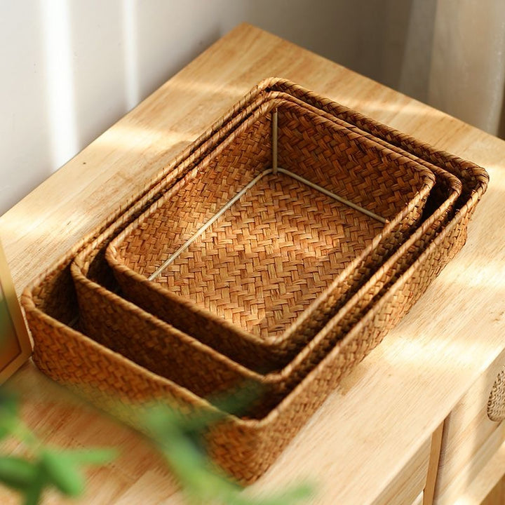 Natural Woven Storage Basket Stornfield