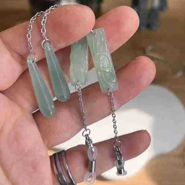 Artisan Leaf Design Dangle Earrings Stornfield