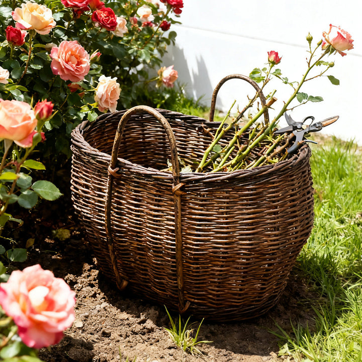 Rustic Handwoven Basket Stornfield