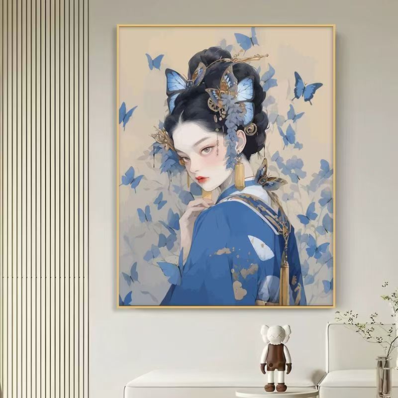 Elegant Butterfly-Themed Canvas Art Print Stornfield