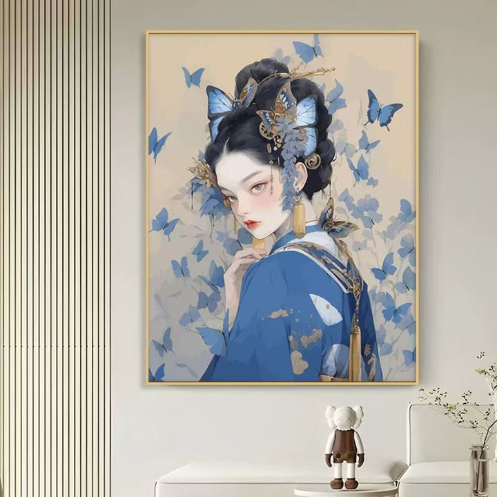 Elegant Butterfly-Themed Canvas Art Print Stornfield