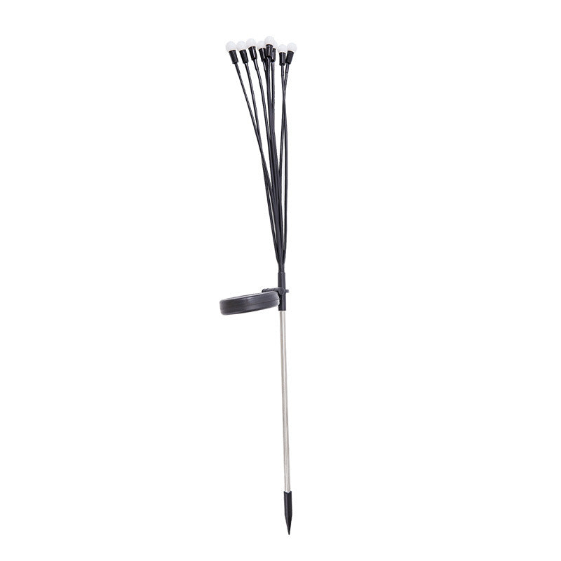 Solar LED Dandelion Garden Stake Lights With Flexible Multi-Head Stems And Integrated Solar Panel Stornfield