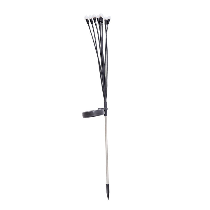Solar LED Dandelion Garden Stake Lights With Flexible Multi-Head Stems And Integrated Solar Panel Stornfield
