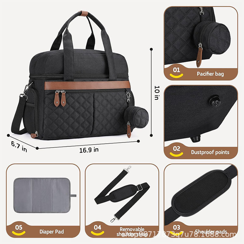 Multifunctional Nursing Bag with Insulated Interior Stornfield