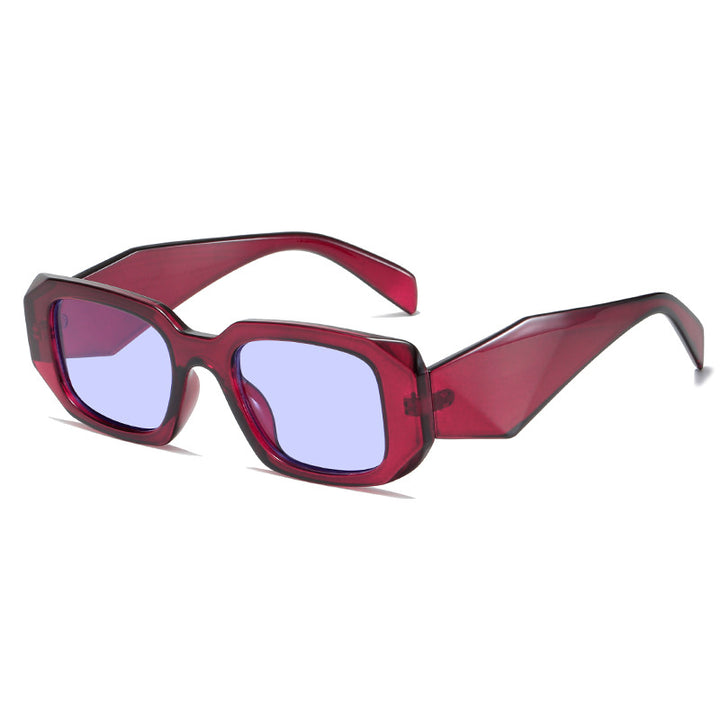 Women’s square designer sunglasses with modern accented frame Stornfield
