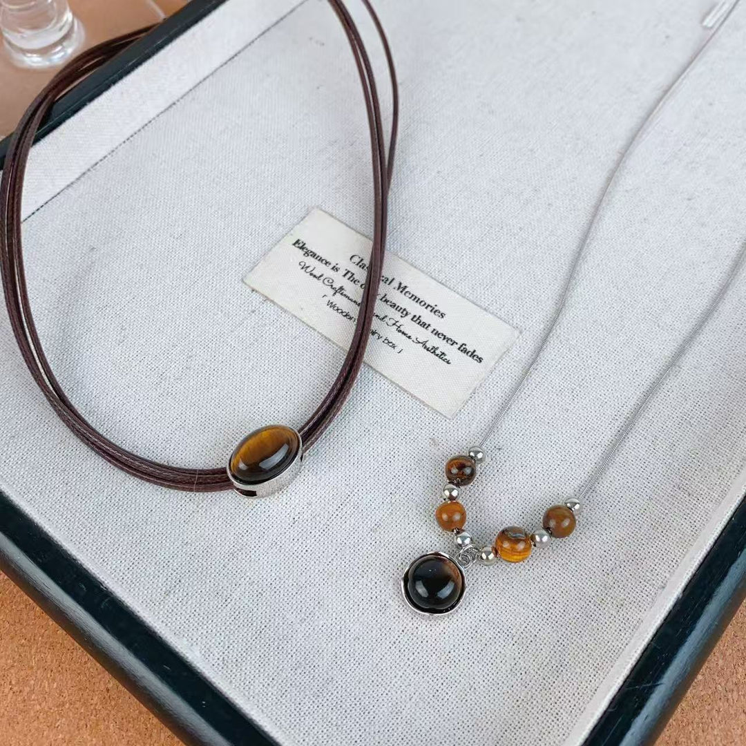 Tiger Eye Pendant Necklace Stornfield