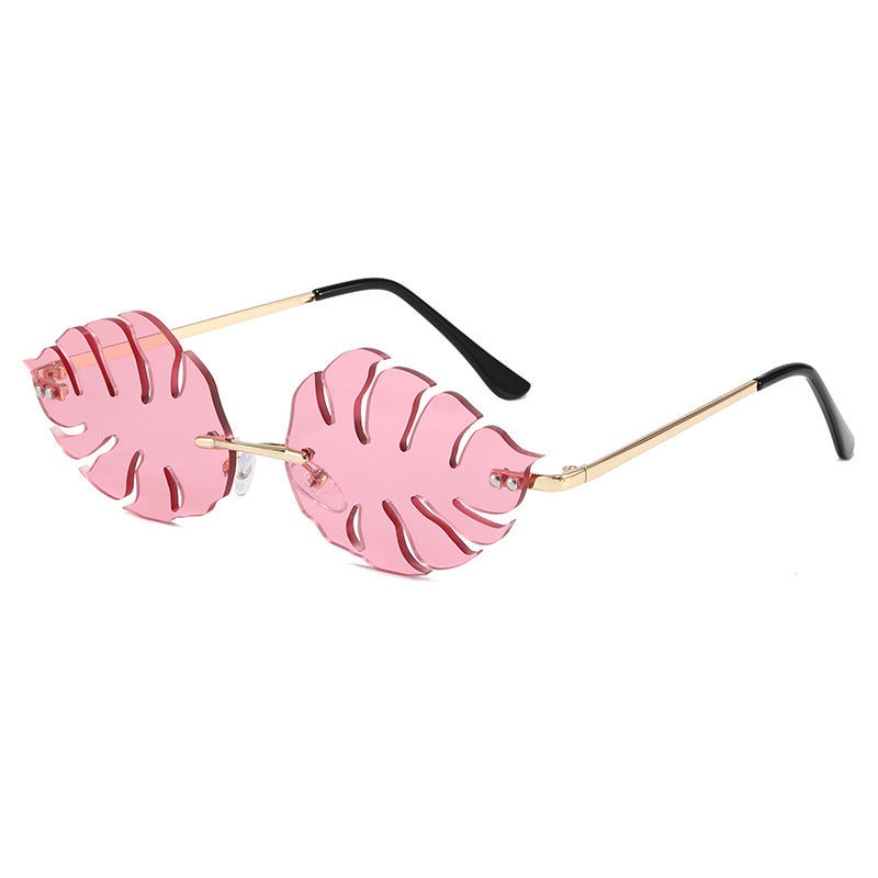 Ladies fashionable sunglasses with striking leaf design Stornfield