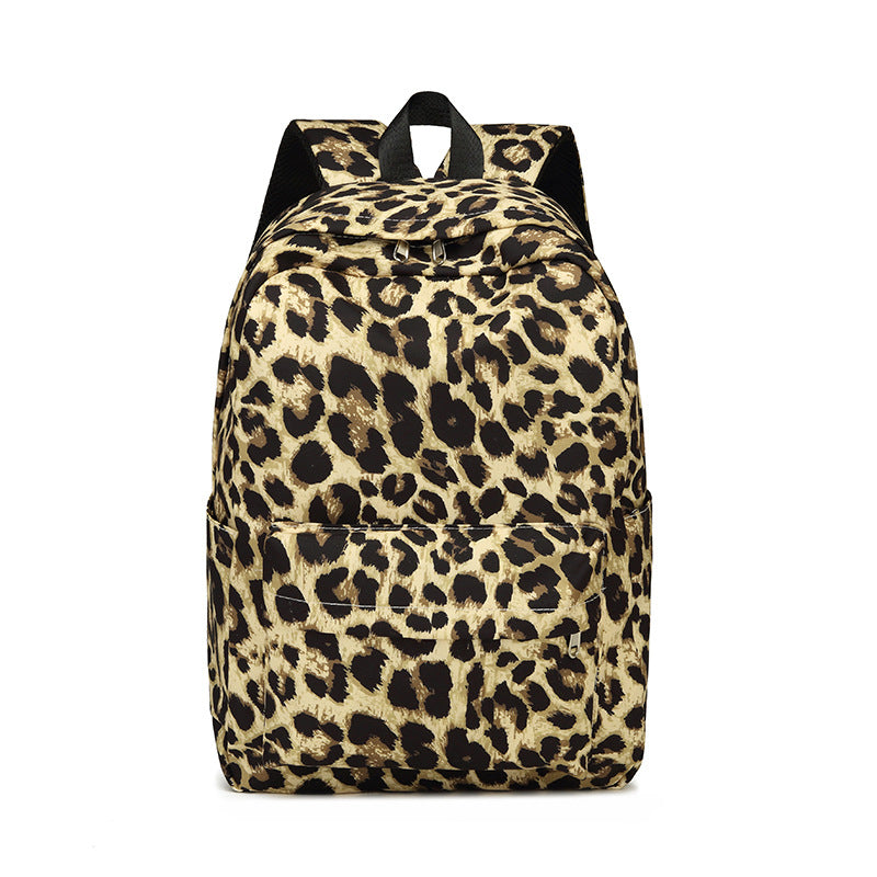 Stylish Cow Print Backpack and Accessory Set Stornfield