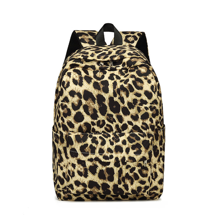 Stylish Cow Print Backpack and Accessory Set Stornfield