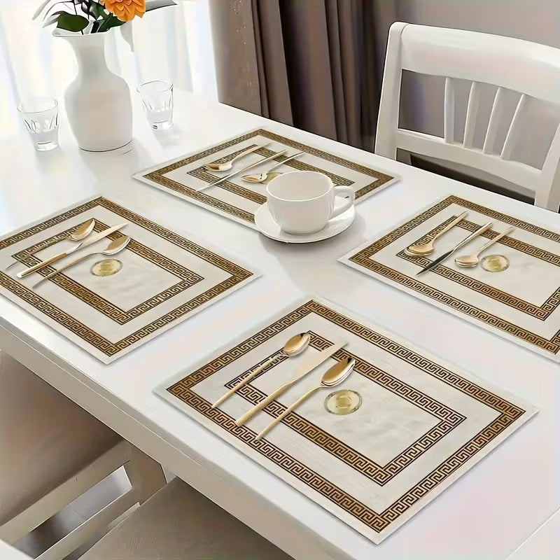 Floral Plant-Themed Table Mat