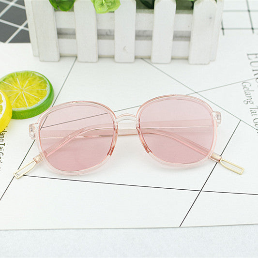 Ladies fashionable square sunglasses with transparent frame Stornfield