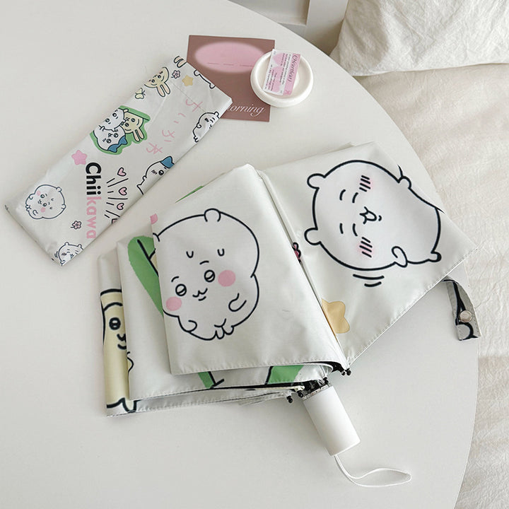 Women's Foldable Umbrella with Cute Cartoon Designs Stornfield