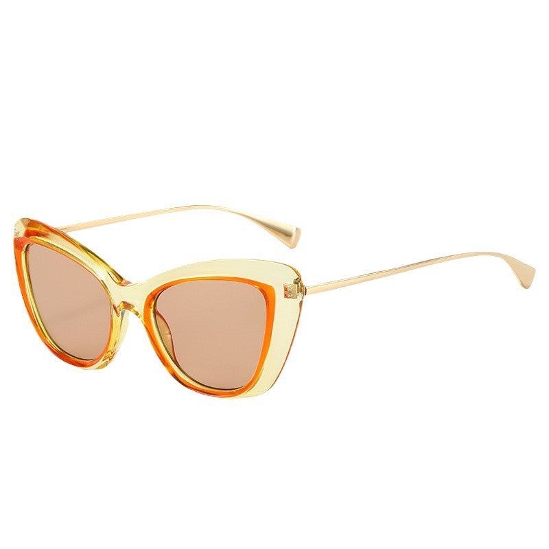 Ladies Cat-Eye Sunglasses with Elegant Metal Frame Stornfield