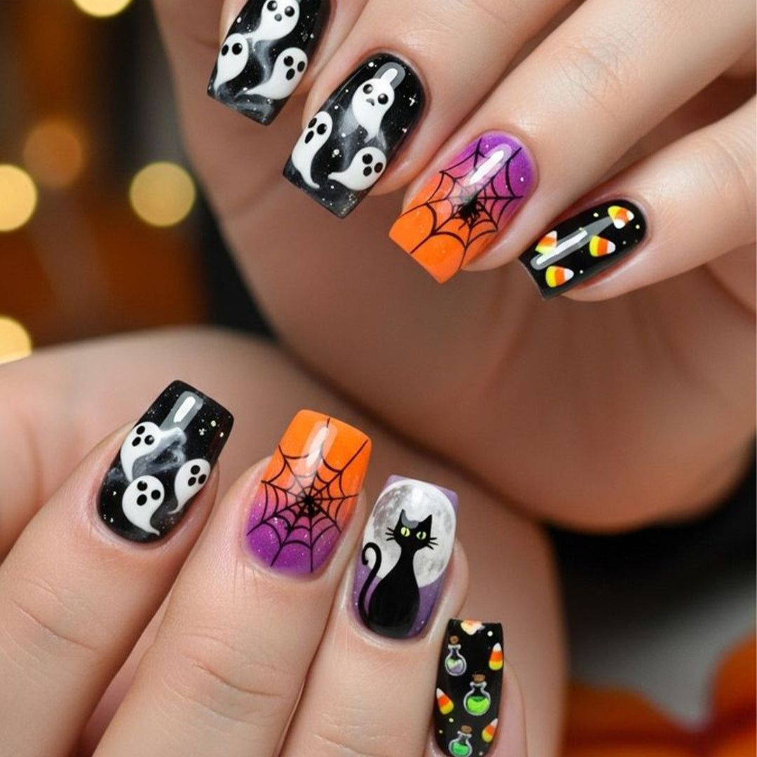 Halloween-Themed 3D Nail Art Extensions Stornfield 1789713237
