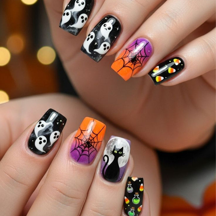 Halloween-Themed 3D Nail Art Extensions Stornfield 1789713237