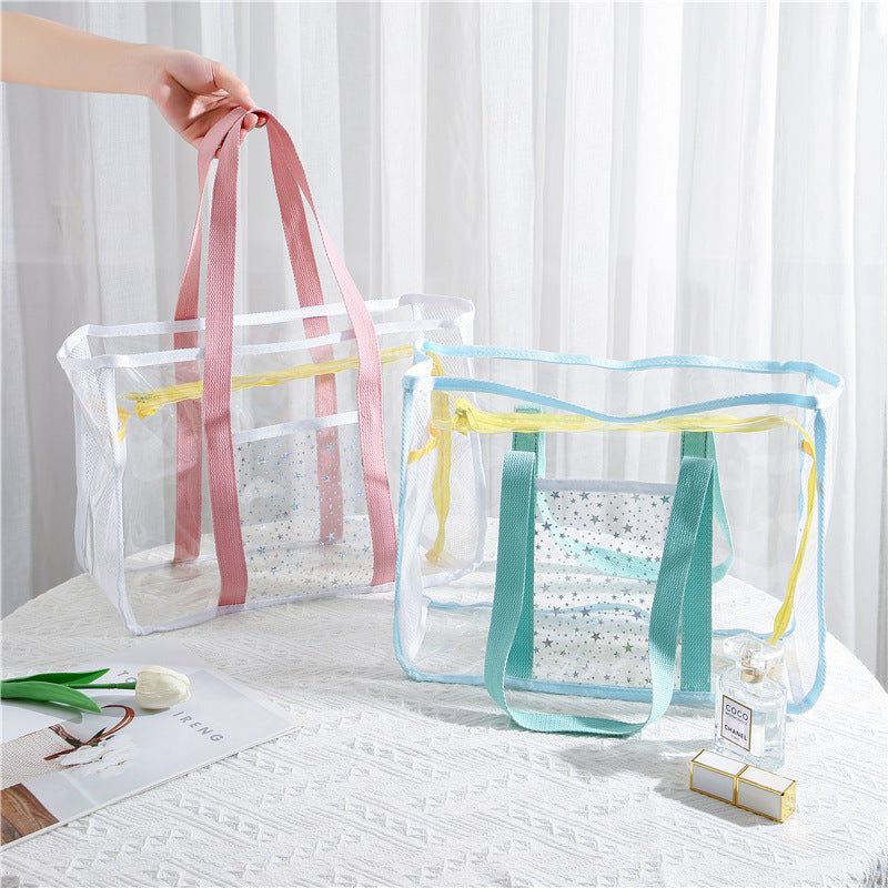 Transparent Mesh Shopping Tote Stornfield
