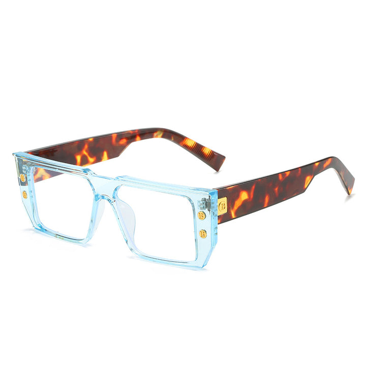 Women's fashionable clear glasses with golden accents Stornfield