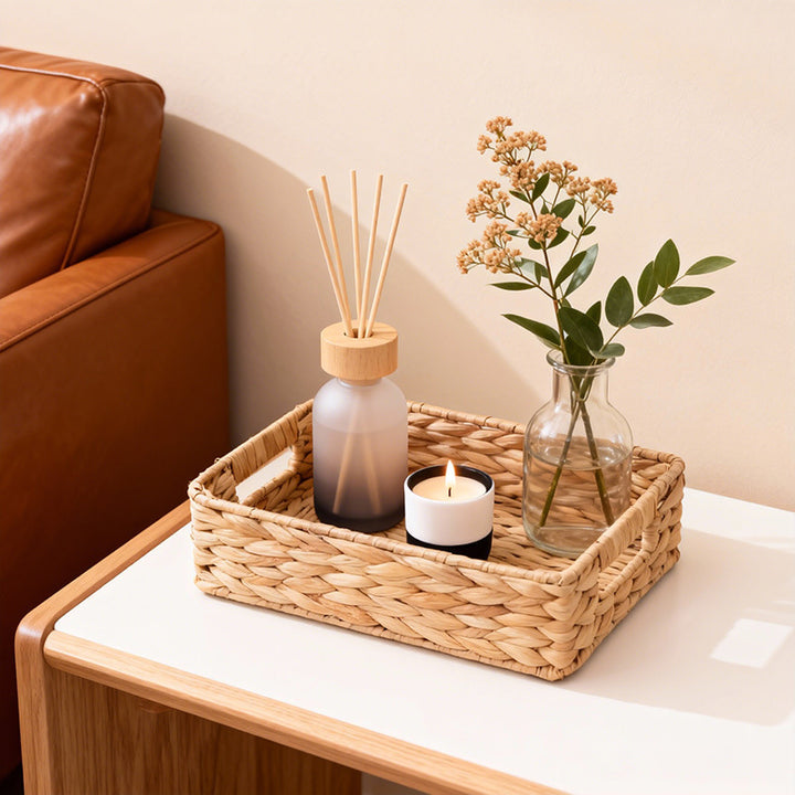 Versatile Rectangular Woven Storage Basket Stornfield