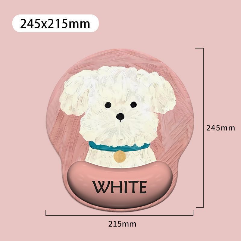 Cute Dog-Themed Mouse Pad