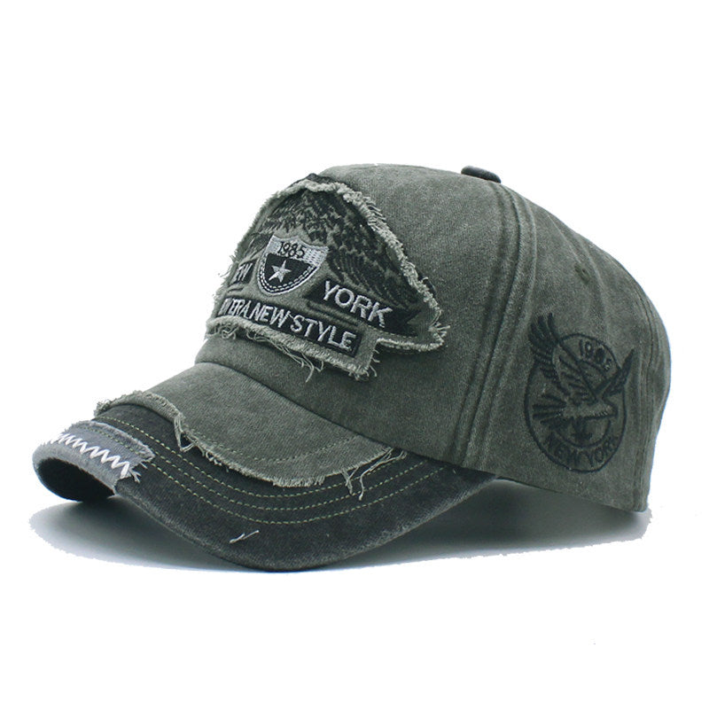 Men's Distressed Denim Cap Stornfield