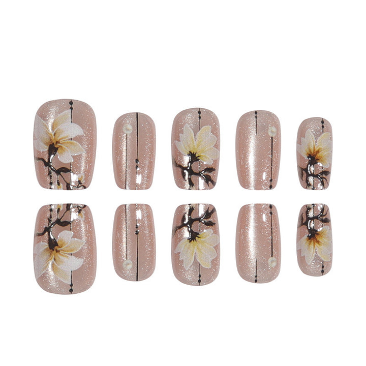 Floral Art Press-On Nail Tips Stornfield