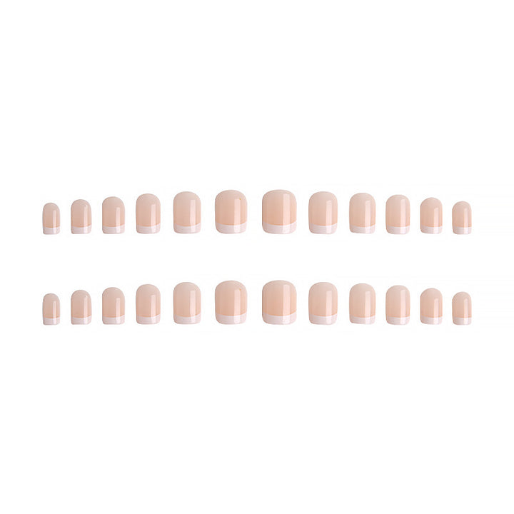 Artistic French Tip Artificial Nails Stornfield