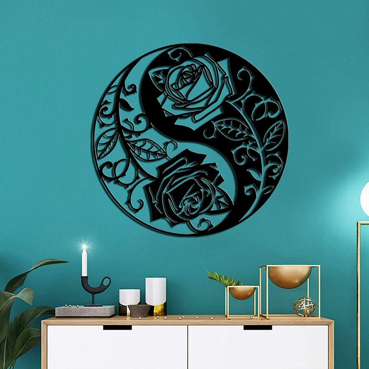 Black Metal Wall Art Home Decor | Stornfield